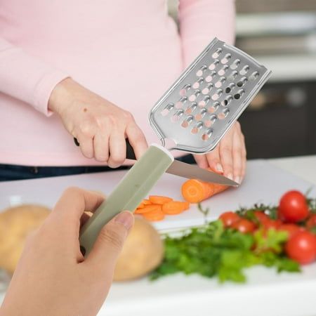 Stainless Steel Hand Grater with Wooden Handle